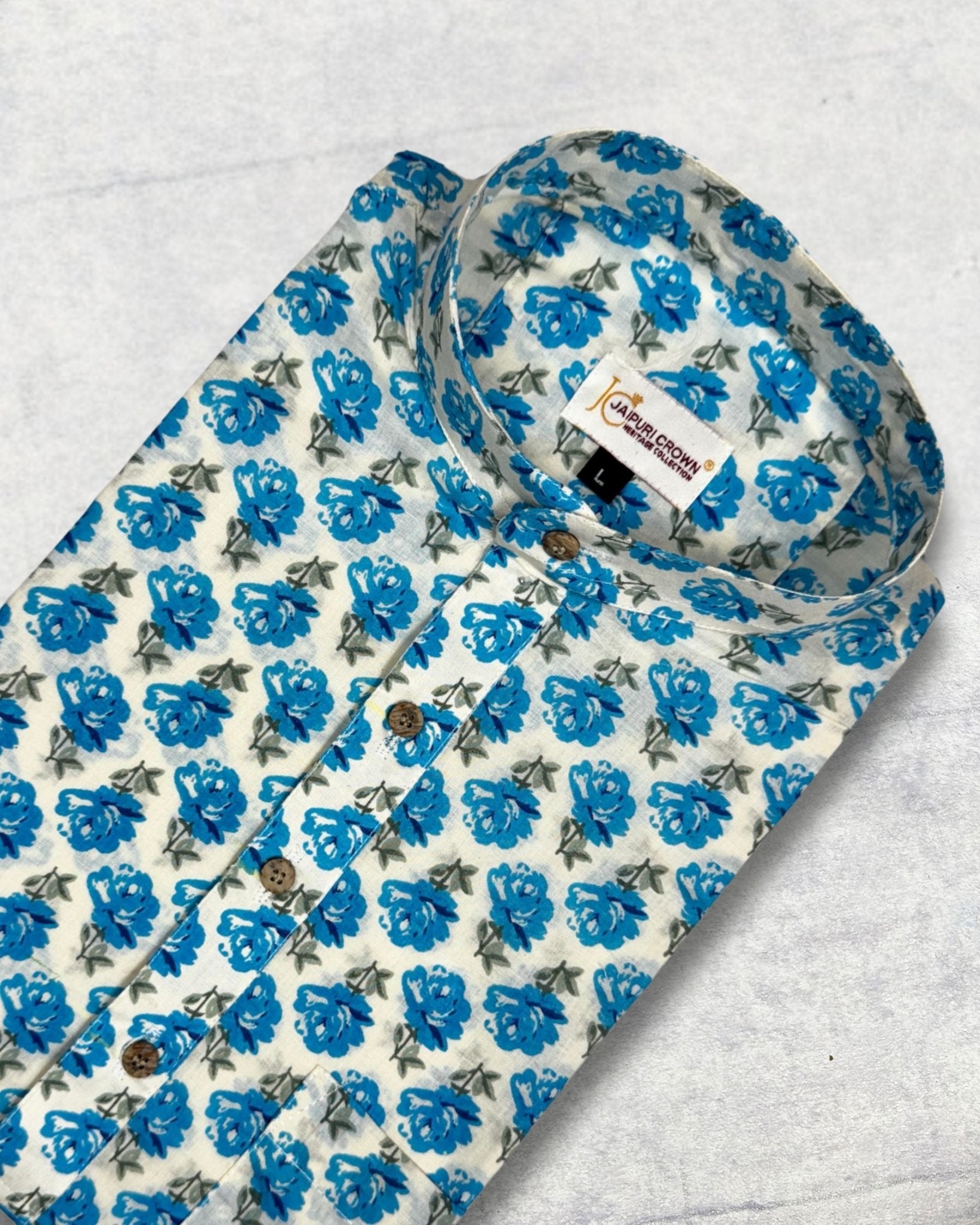 Blue Blossom - Jaipuri Crown