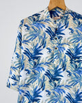 Blue Floral Fantasy – Printed Cotton Short Kurta - Jaipuri Crown