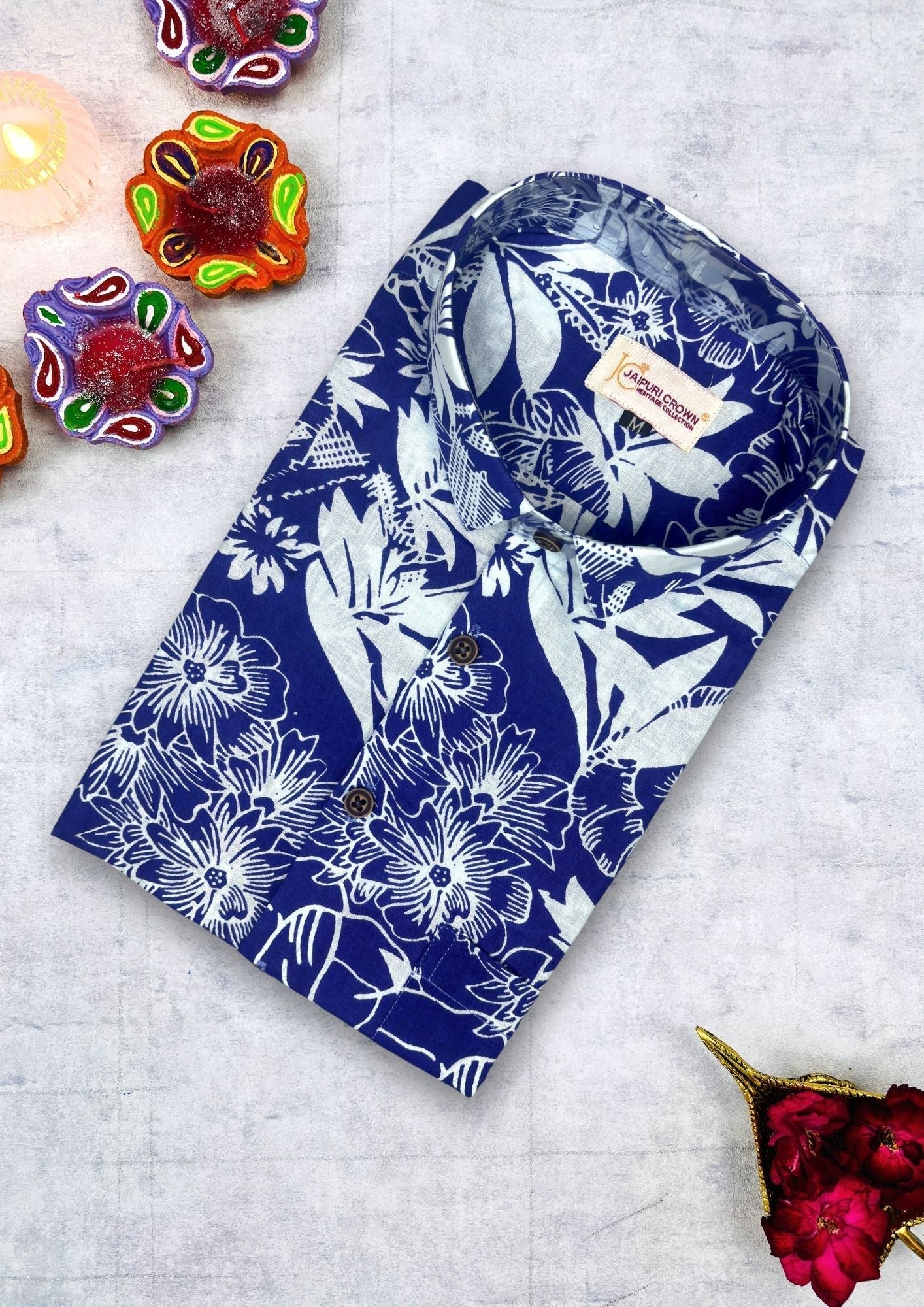 Bluebell Flower - Jaipuri Crown