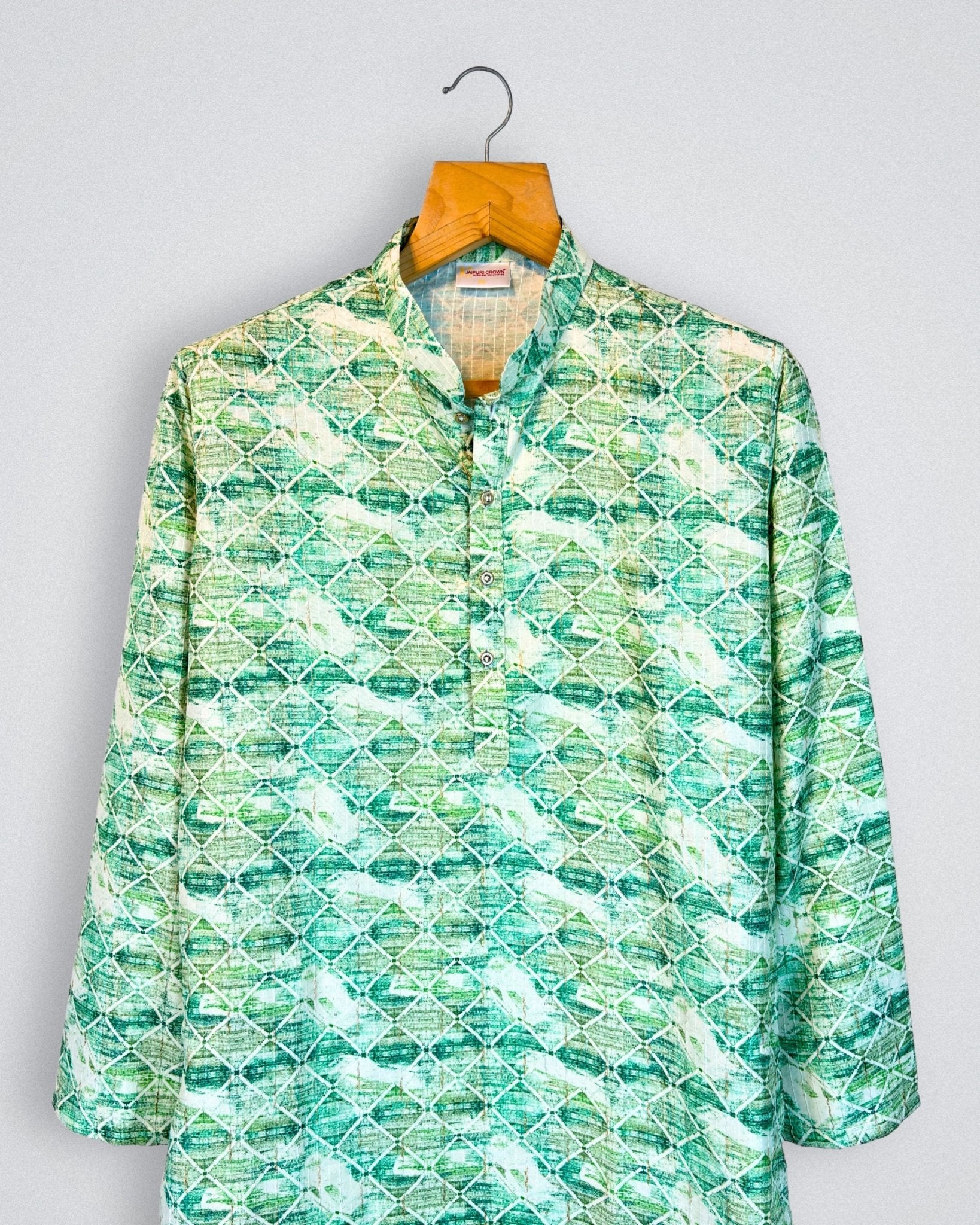 Celestial Golden Work Kurta - Jaipuri Crown