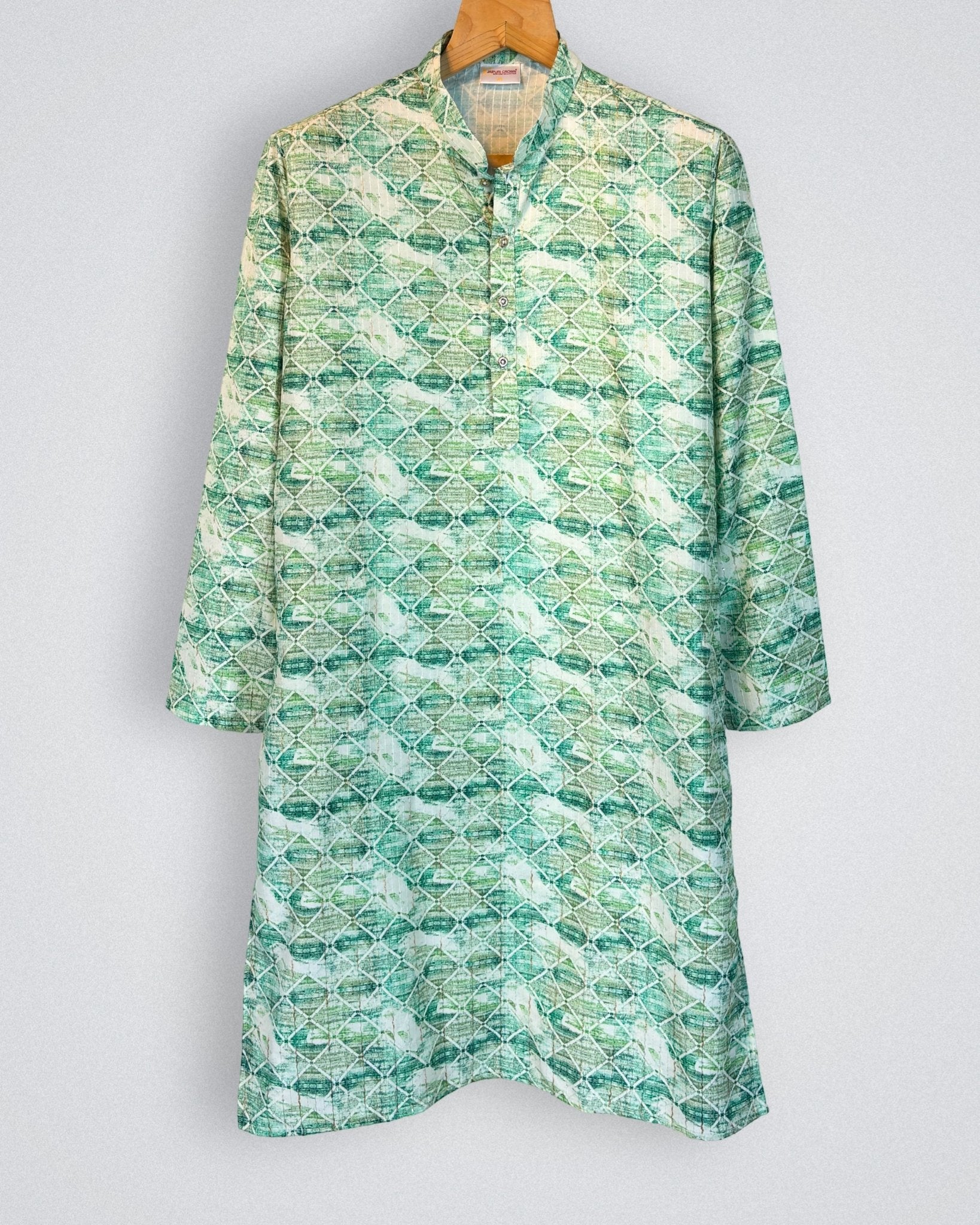 Celestial Golden Work Kurta - Jaipuri Crown