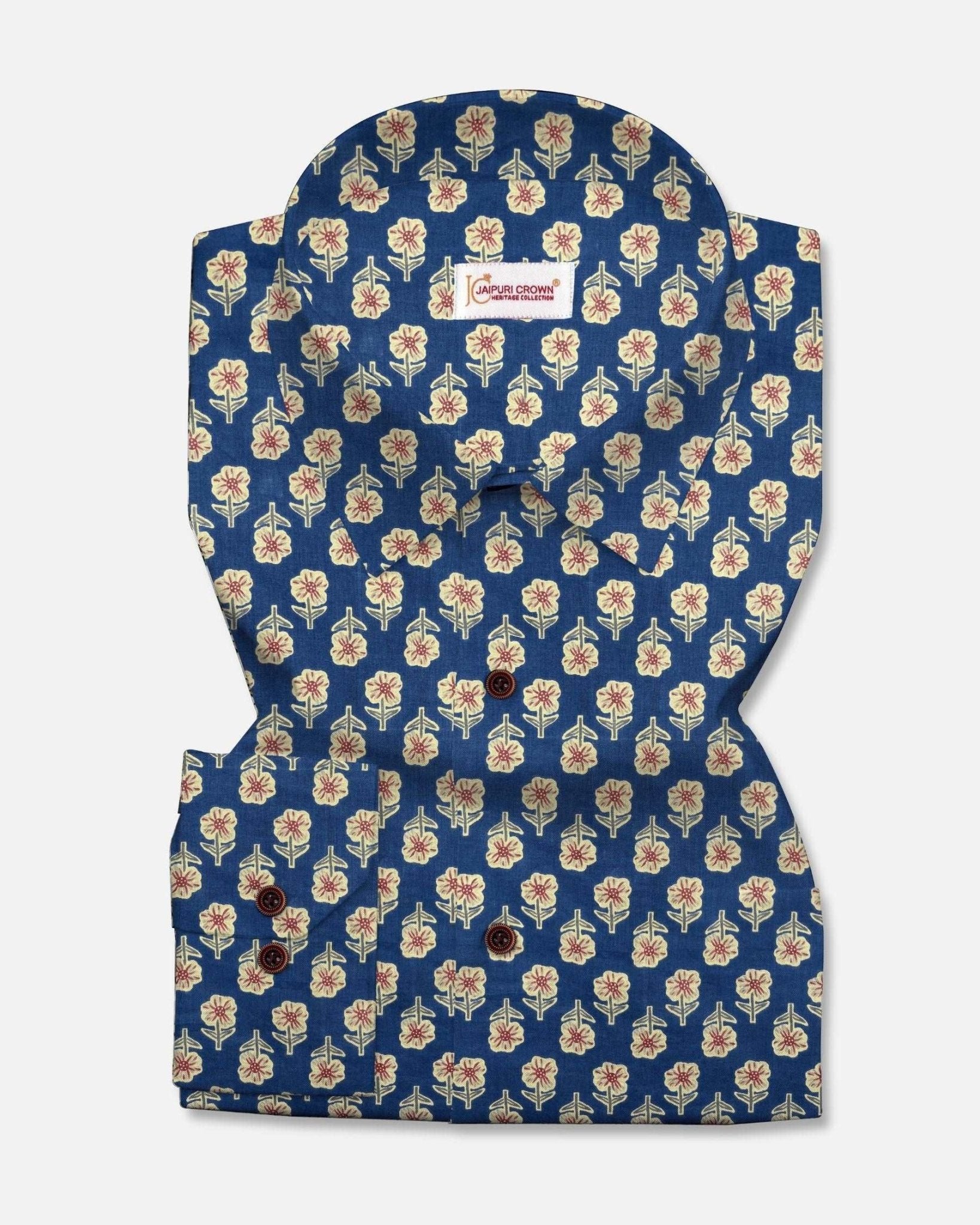 Cerulean Bliss - Jaipuri Crown