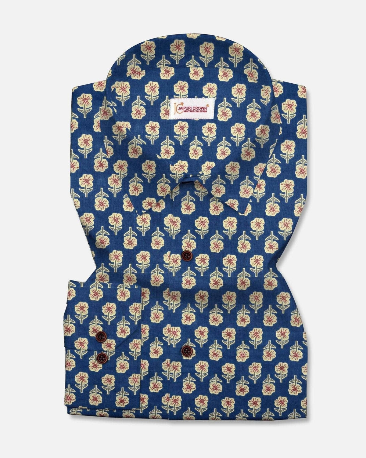 Cerulean Bliss - Jaipuri Crown