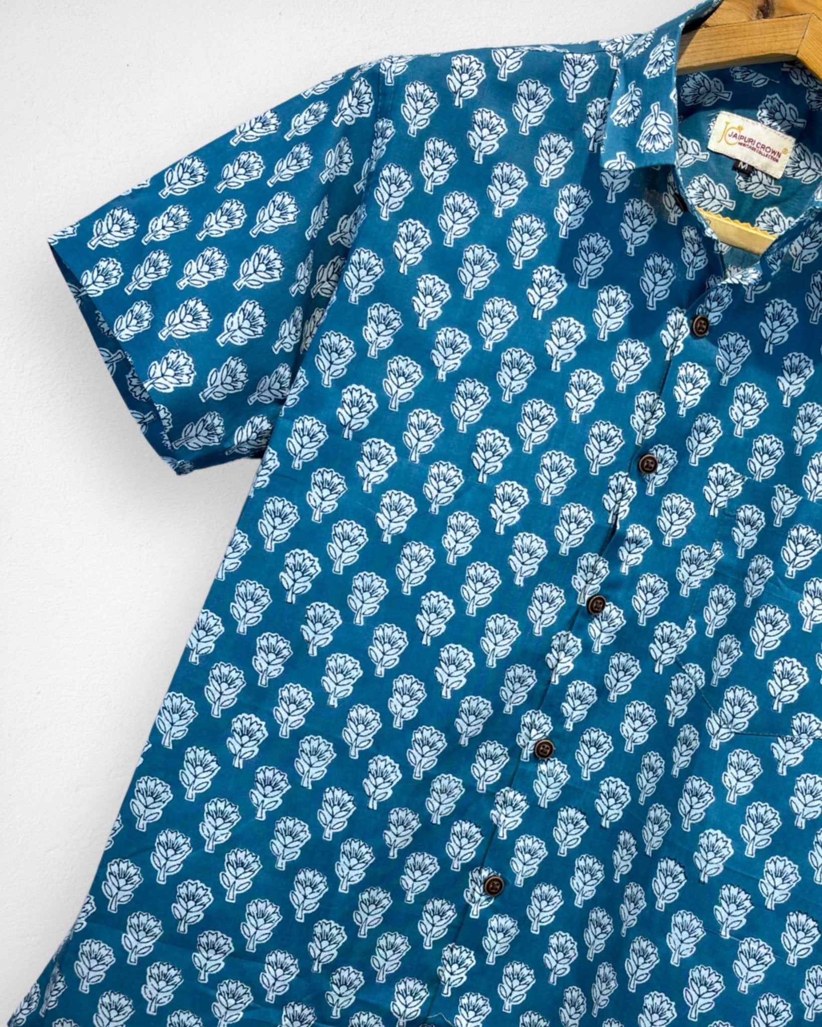 Chameli Mist – Half Sleeve Cotton Shirt - Jaipuri Crown