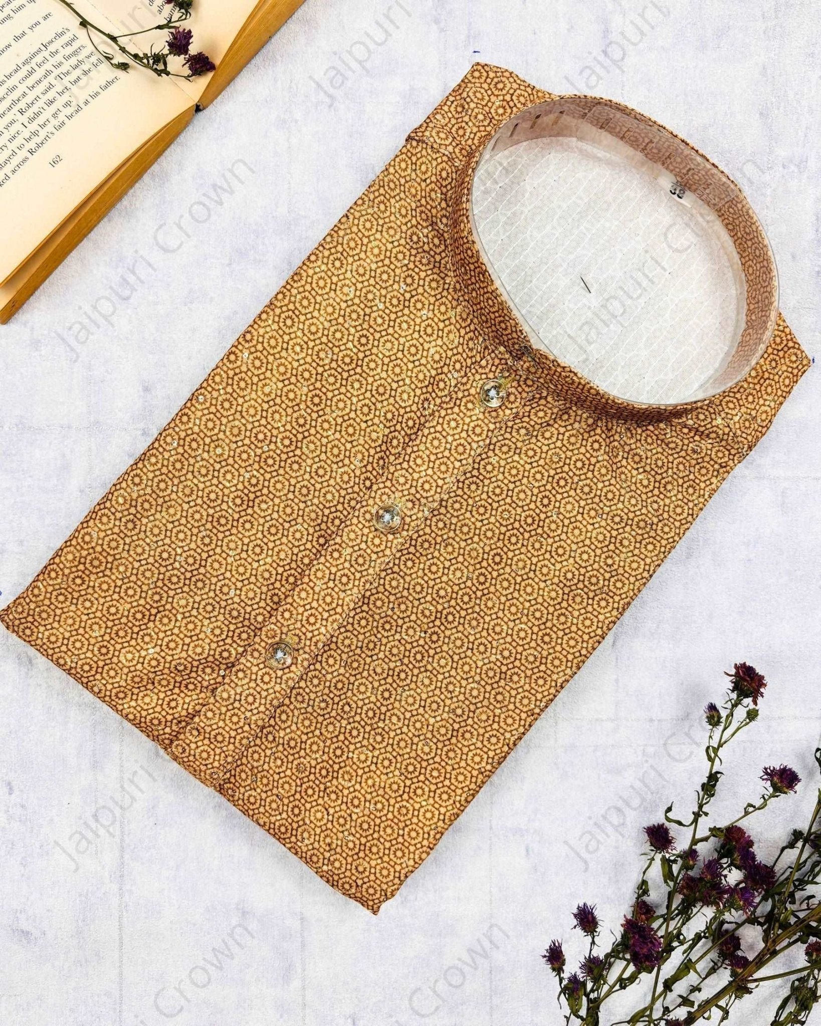 Chanderi Printed Kurta - Jaipuri Crown