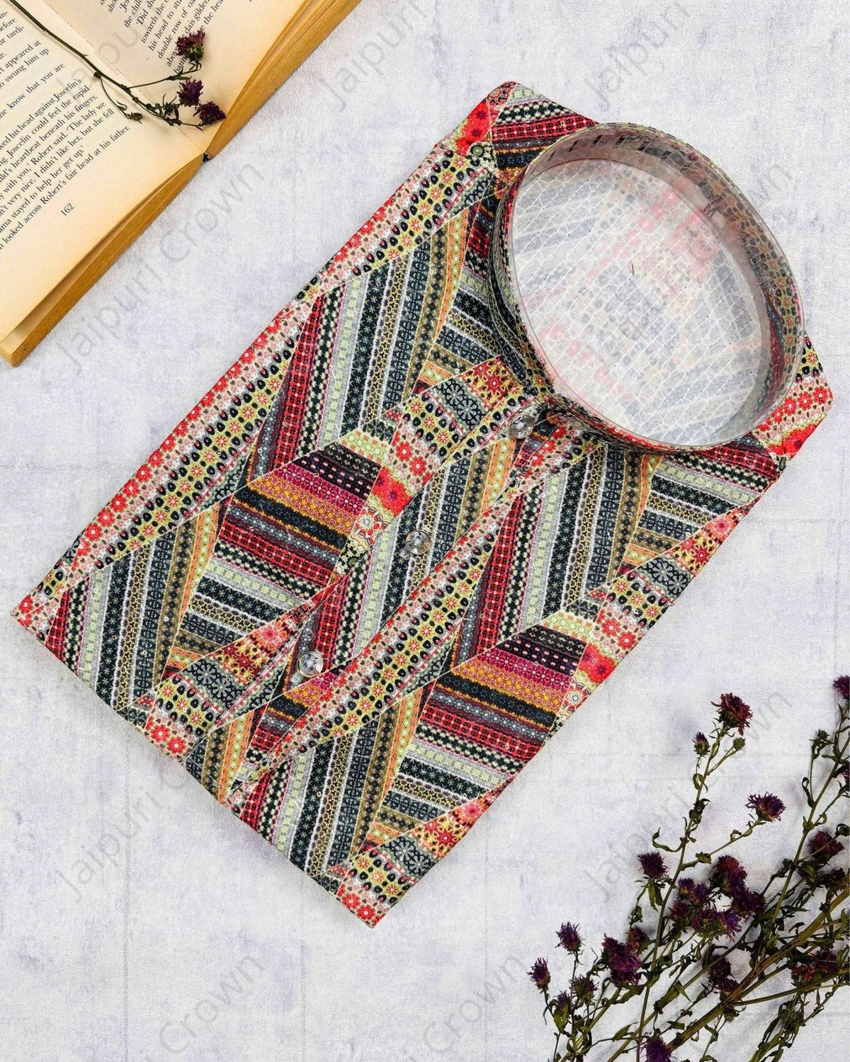 Chintz Printed Kurta - Jaipuri Crown