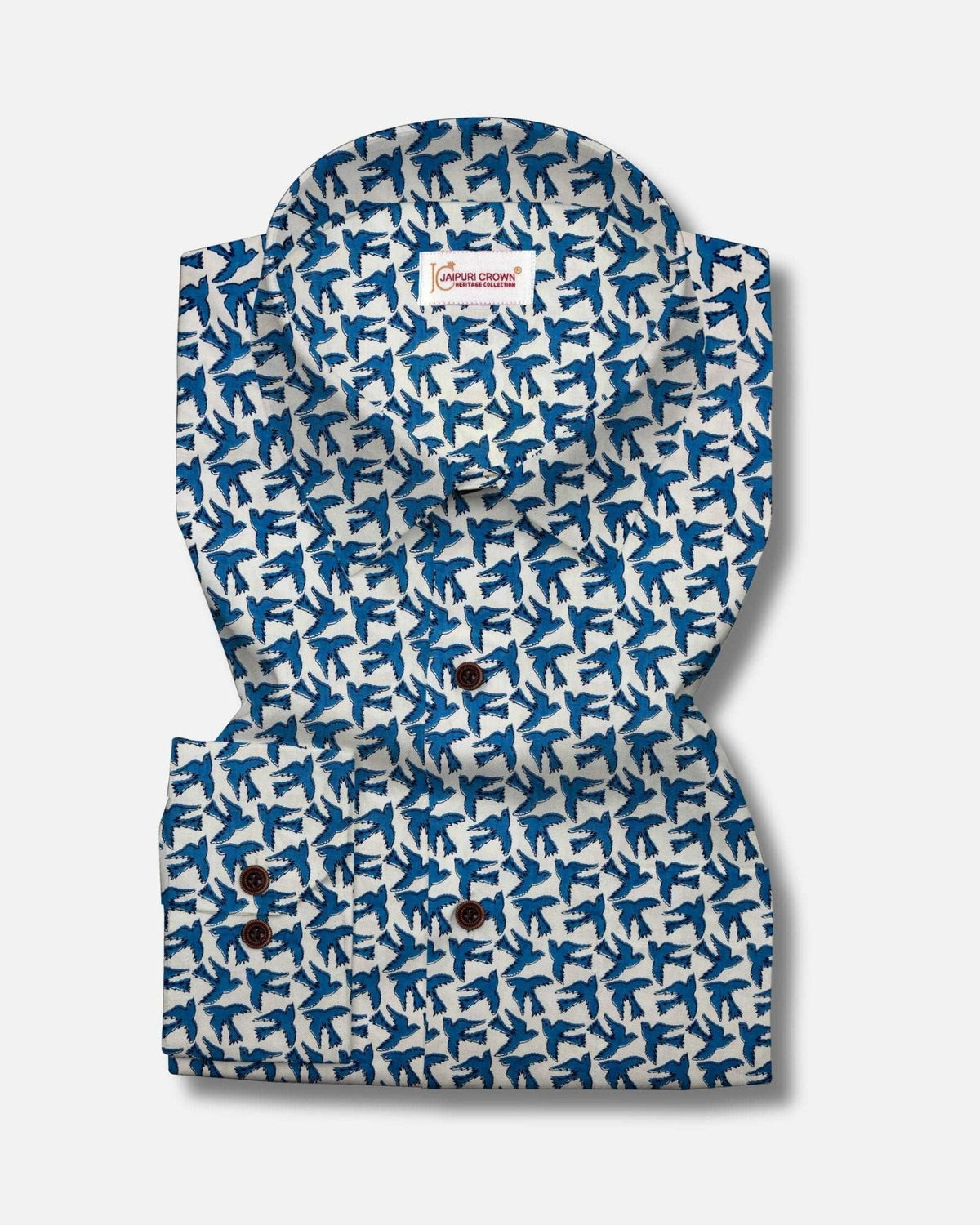 Chirping Charms Print - Jaipuri Crown