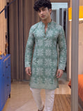 Clematis Printed Kurta - Jaipuri Crown