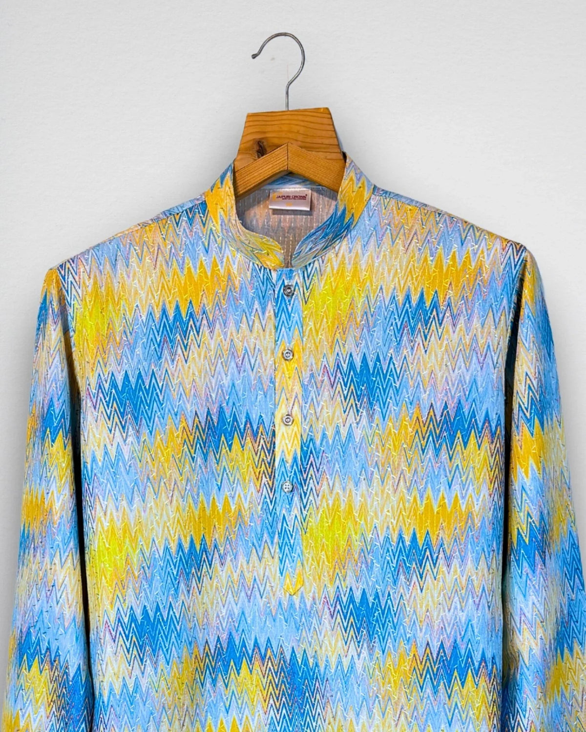 Coastal Zigzag Kurta - Jaipuri Crown