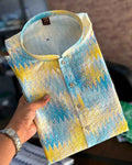 Coastal Zigzag Kurta - Jaipuri Crown