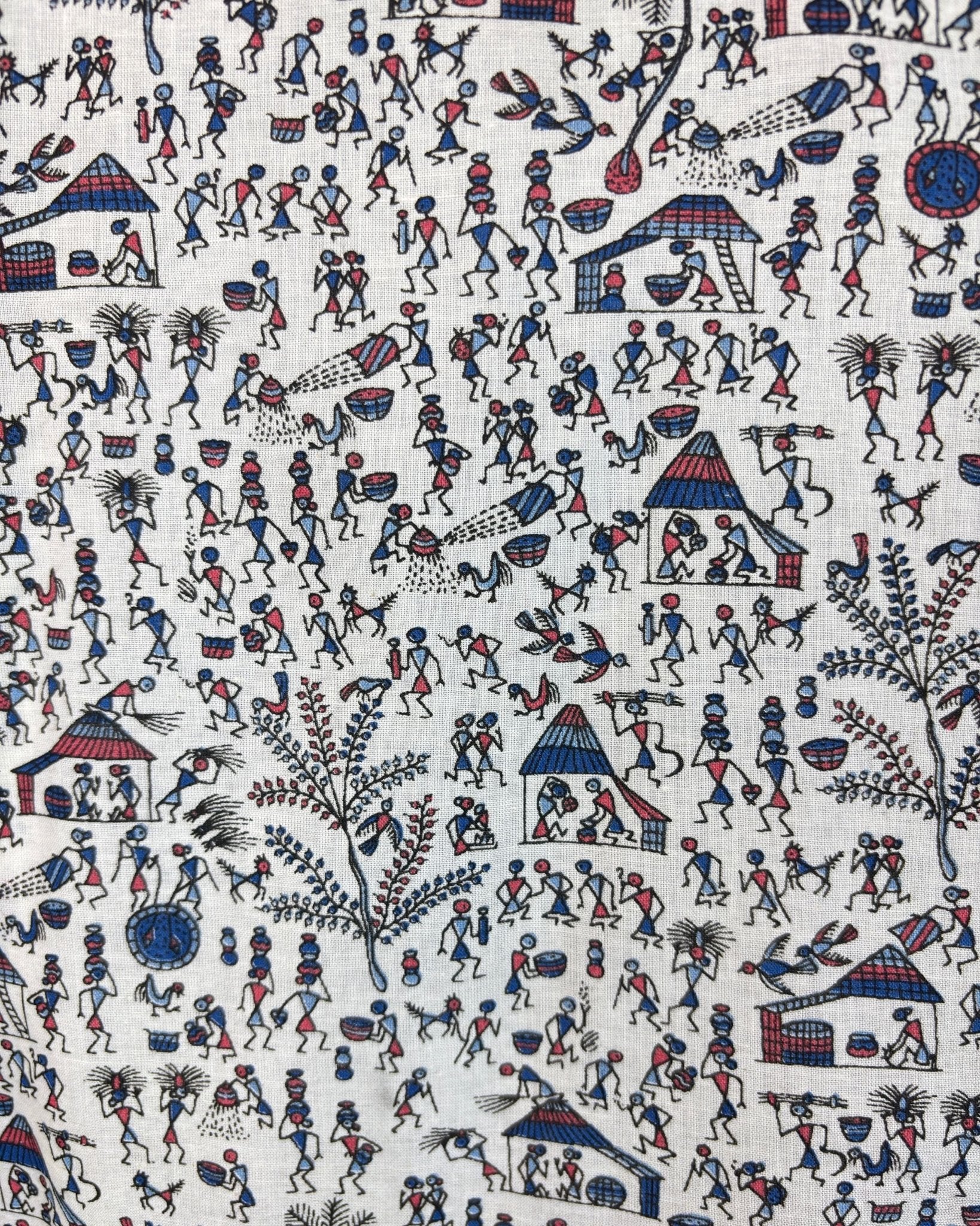Cultural Canvas - Pure Cotton Shirt - Jaipuri Crown