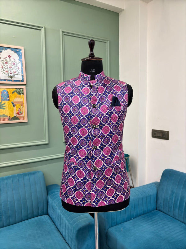 Cultural Fusion Jacket - Jaipuri Crown