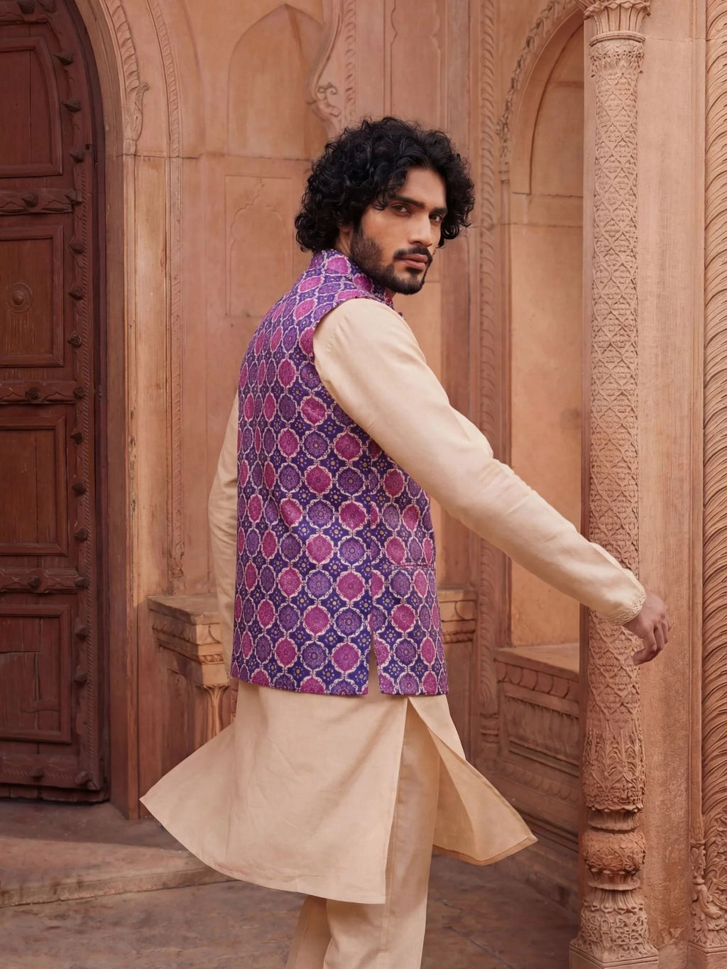 Cultural Fusion Jacket - Jaipuri Crown