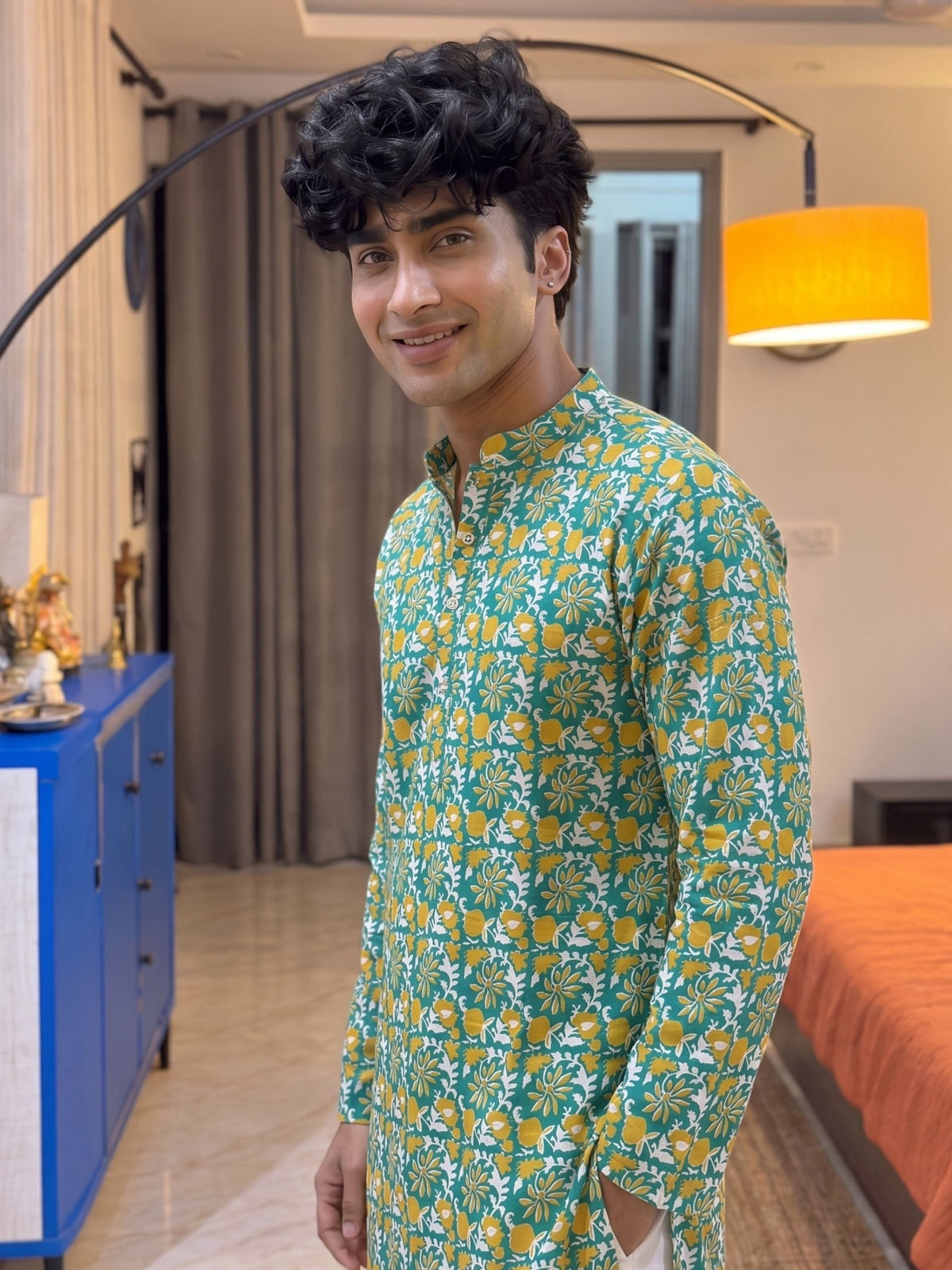 Vibrant Printed Long Kurta