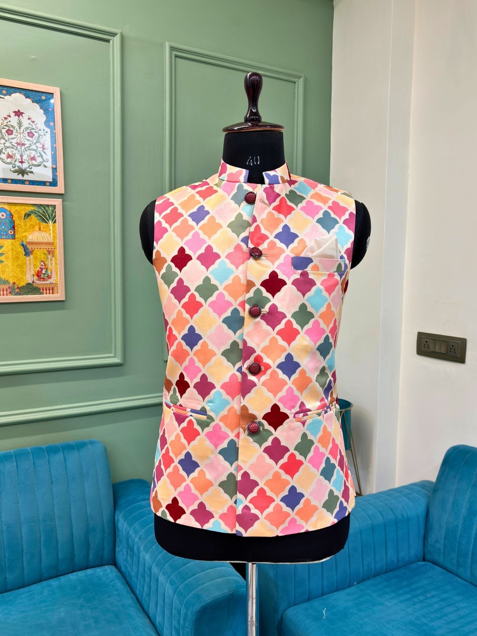 Dazzling Jacket - Jaipuri Crown