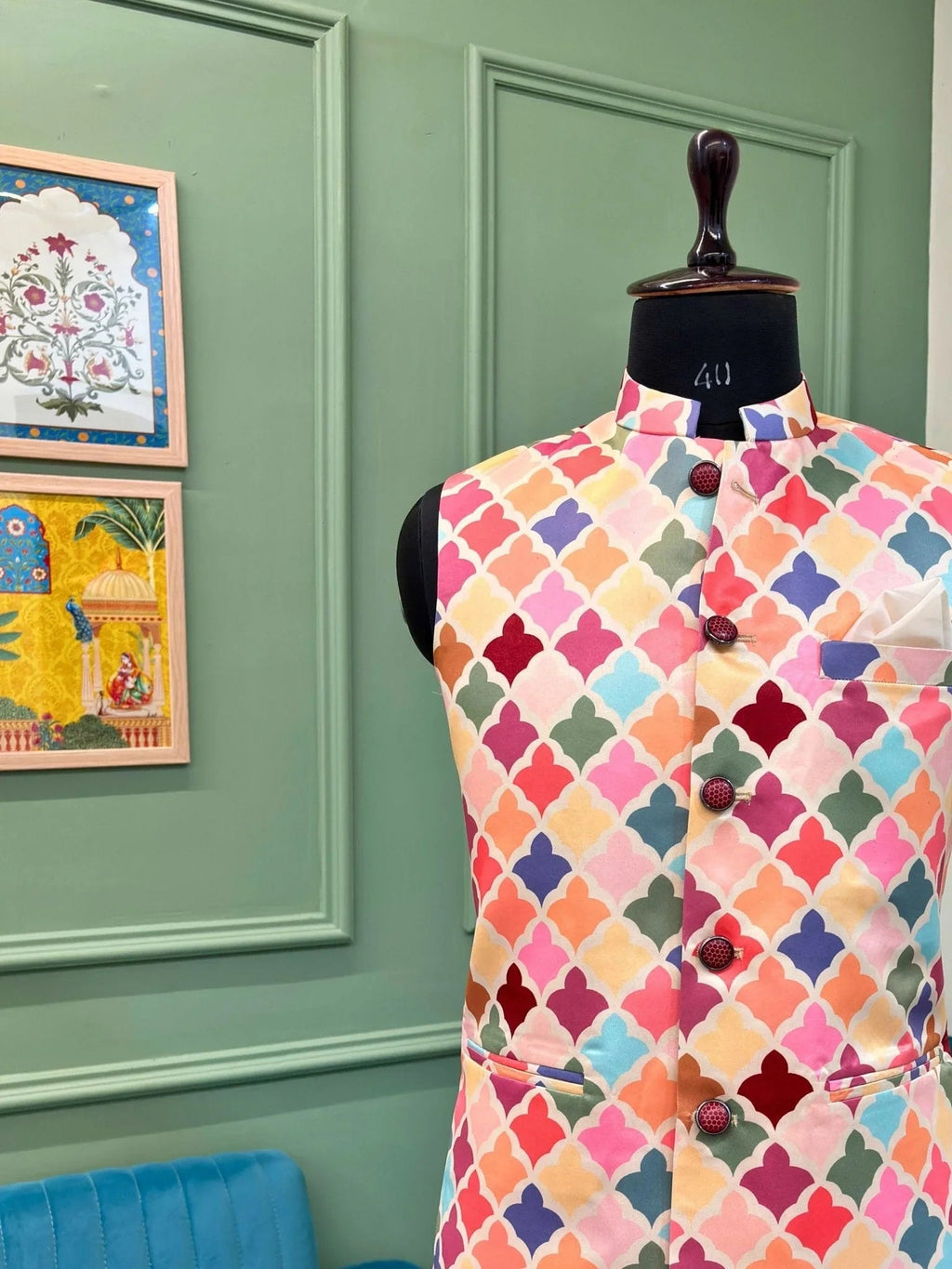 Dazzling Jacket - Jaipuri Crown