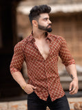 Desert Bloom – Full Sleeve Cotton Shirt - Jaipuri Crown