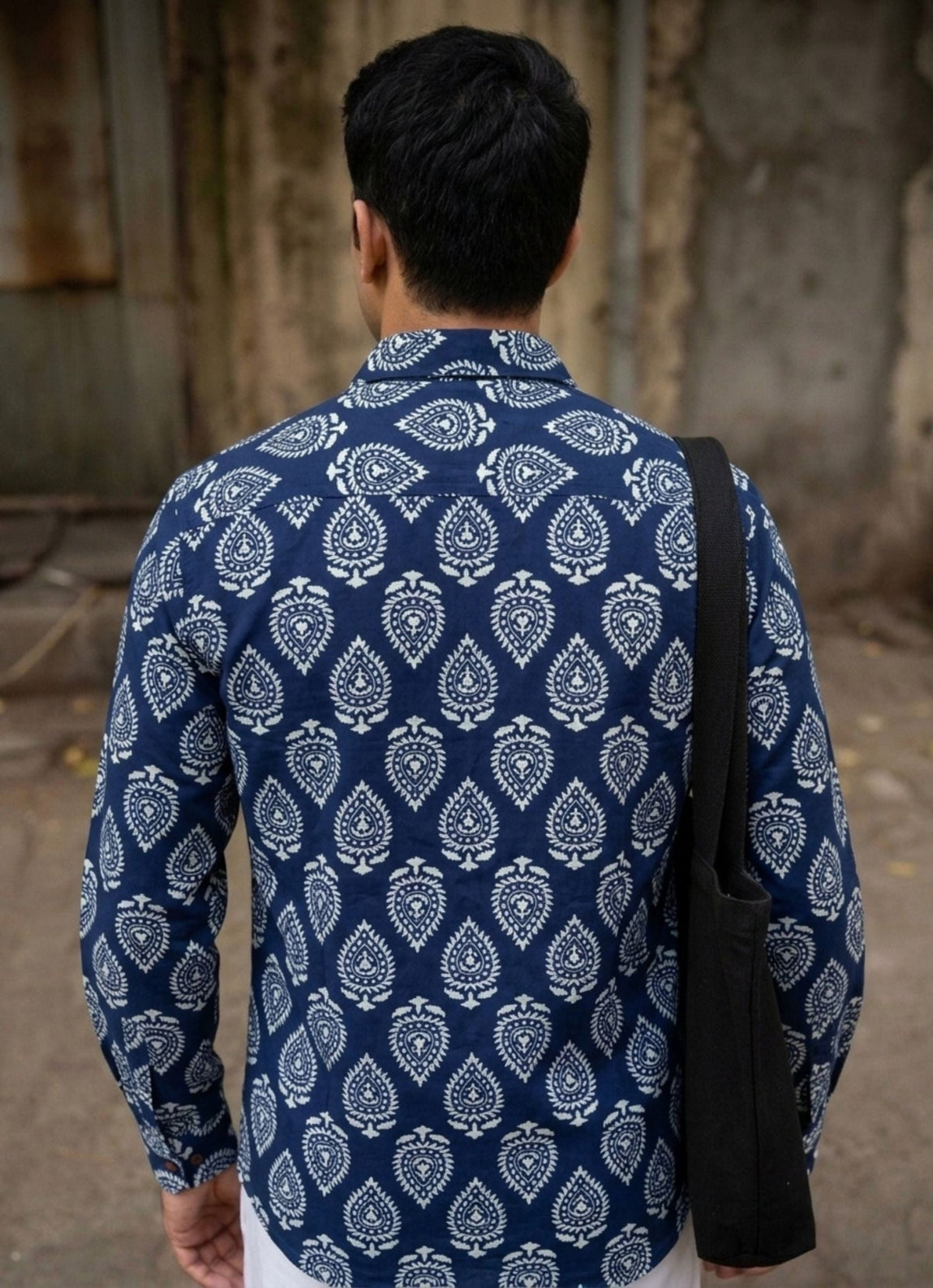 Desert Bloom – Printed Cotton Full Sleeve Shirt - Jaipuri Crown