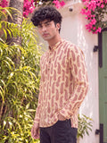 Desert Bloom – Printed Cotton Short Kurta - Jaipuri Crown