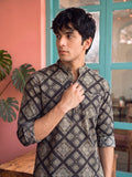 Desert Mirage – Printed Cotton Short Kurta - Jaipuri Crown
