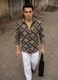 Desert Mosaic – Printed Cotton Full Sleeve Shirt - Jaipuri Crown