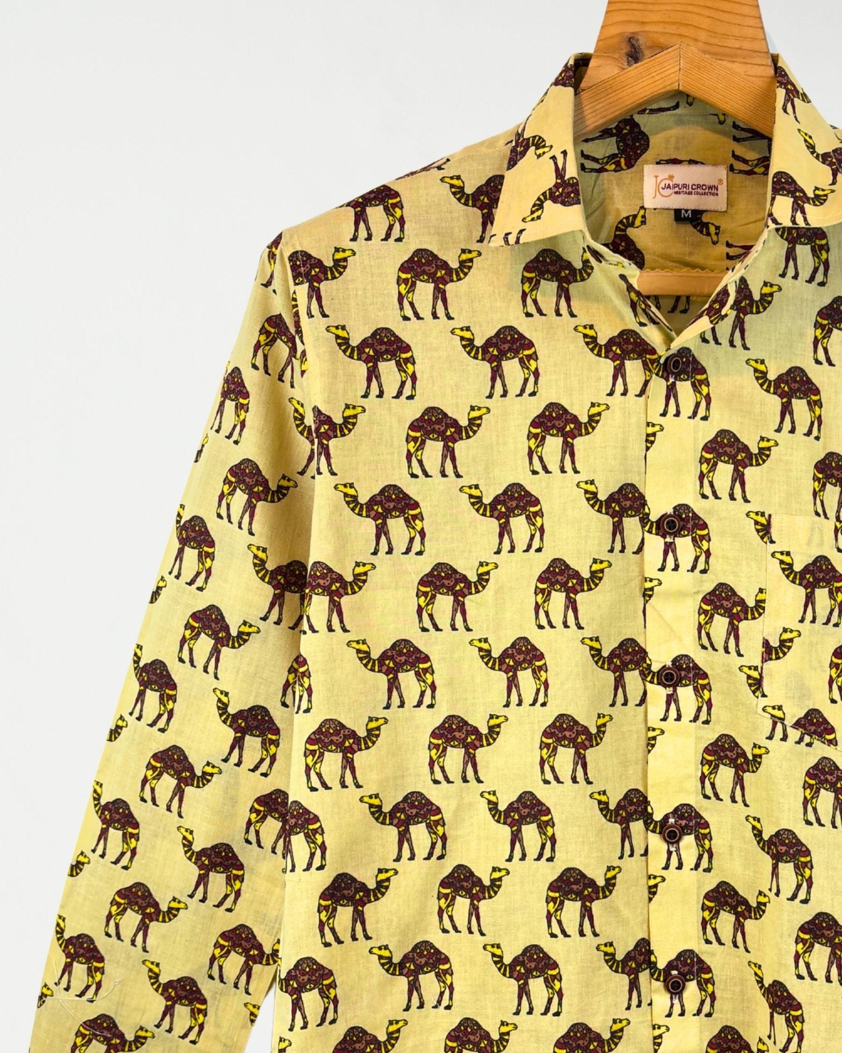Desert Muse - Pure Cotton Shirt - Jaipuri Crown