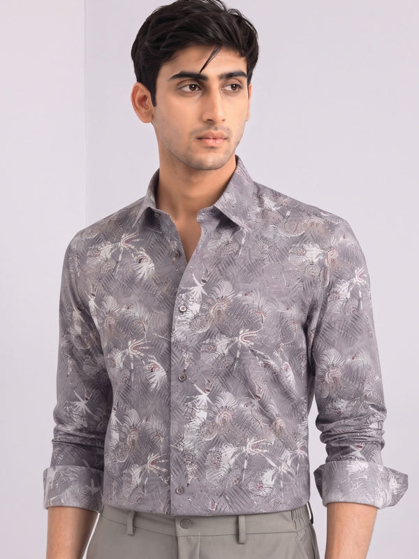 Desert Rose – Printed Cotton Full Sleeve Shirt - Jaipuri Crown