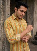 Desert Stripes – Full Sleeve Cotton Shirt - Jaipuri Crown