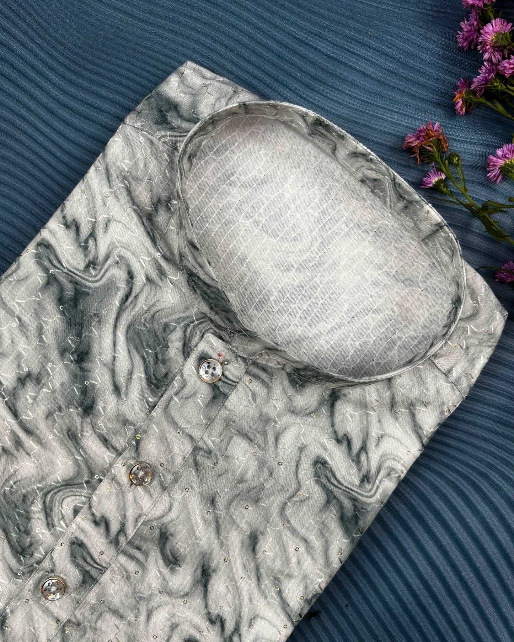 Distinctive Style Printed Kurta - Jaipuri Crown