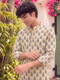 Elegant Heritage – Printed Cotton Short Kurta - Jaipuri Crown