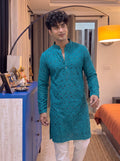 Elegant Plan Long Kurta - Jaipuri Crown