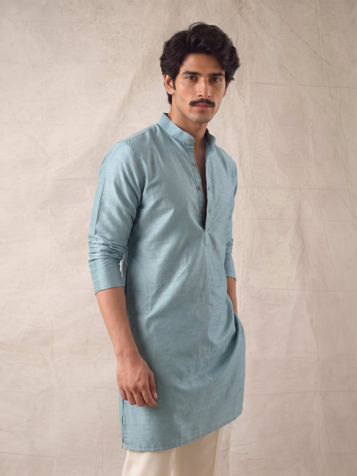 Elegant Plan Long Kurta - Jaipuri Crown