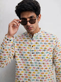Elephant Dance – Printed Cotton Short Kurta - Jaipuri Crown