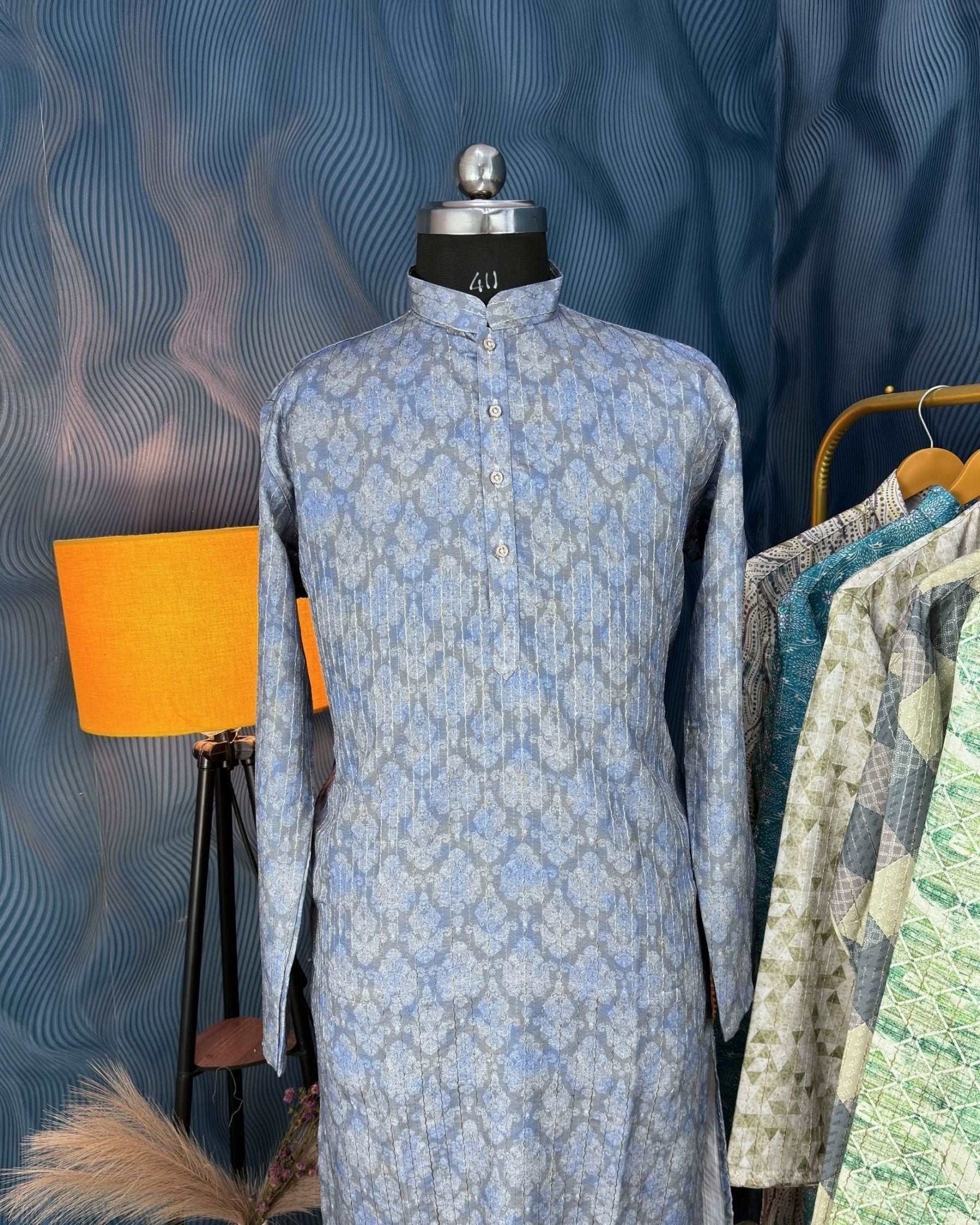 Enchanting Golden Work Kurta - Jaipuri Crown