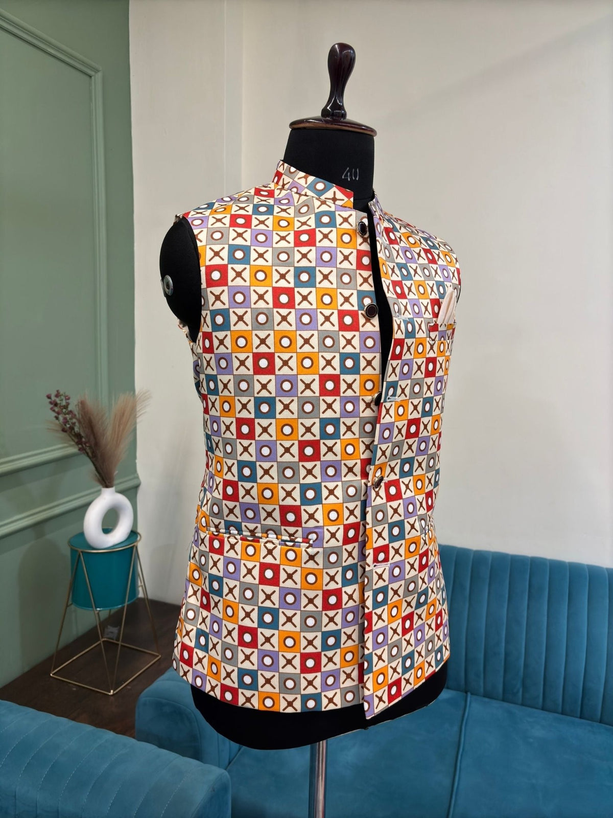 Eternal Elegance Modi Jacket - Jaipuri Crown
