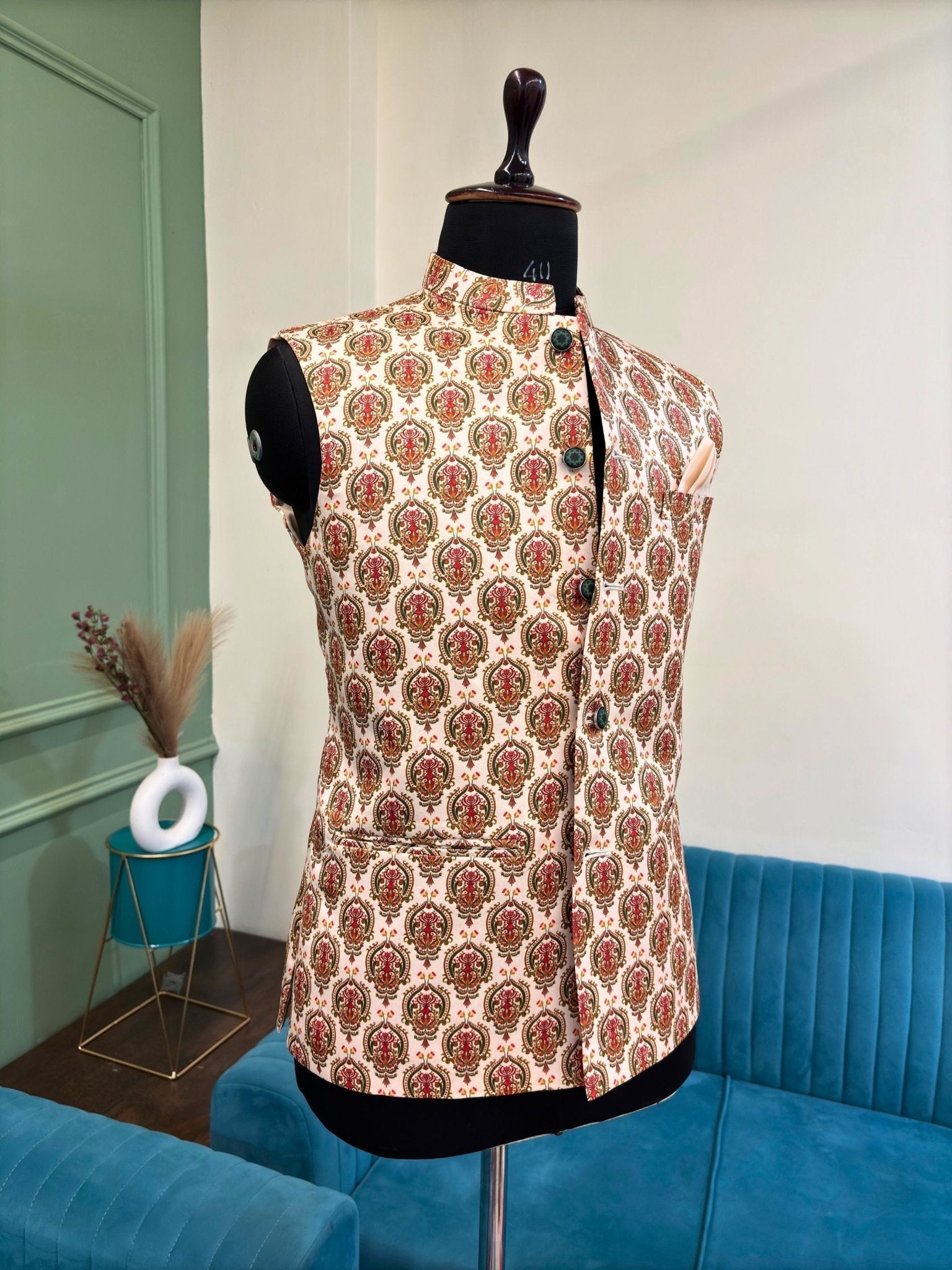 Ethnic Couture Modi Jacket - Jaipuri Crown