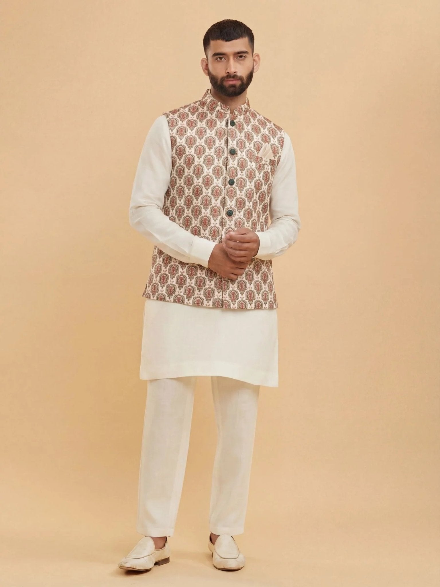 Ethnic Couture Modi Jacket - Jaipuri Crown