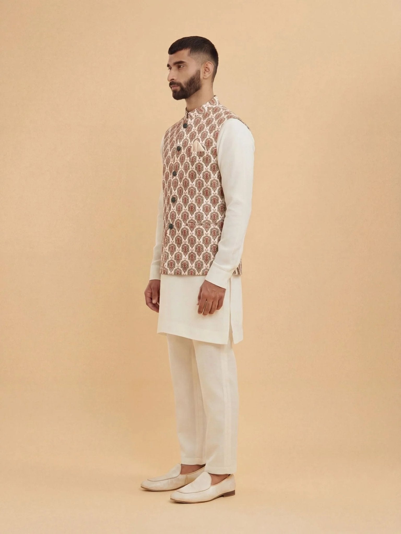 Ethnic Couture Modi Jacket - Jaipuri Crown