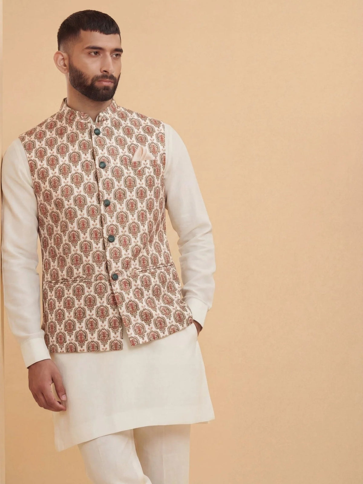 Ethnic Couture Modi Jacket - Jaipuri Crown