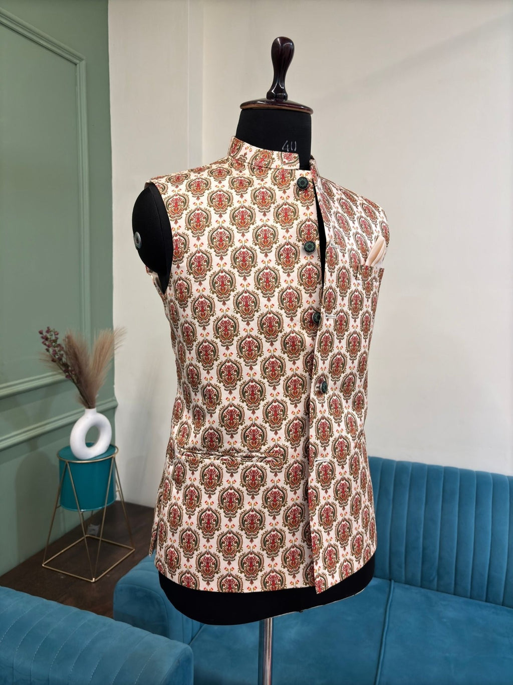 Ethnic Couture Modi Jacket - Jaipuri Crown