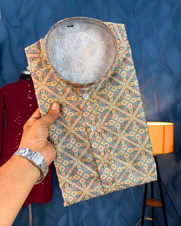 Ethnic Elegance Kurta - Jaipuri Crown