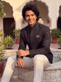 Elegant Linen Jodhpuri Bandhgala