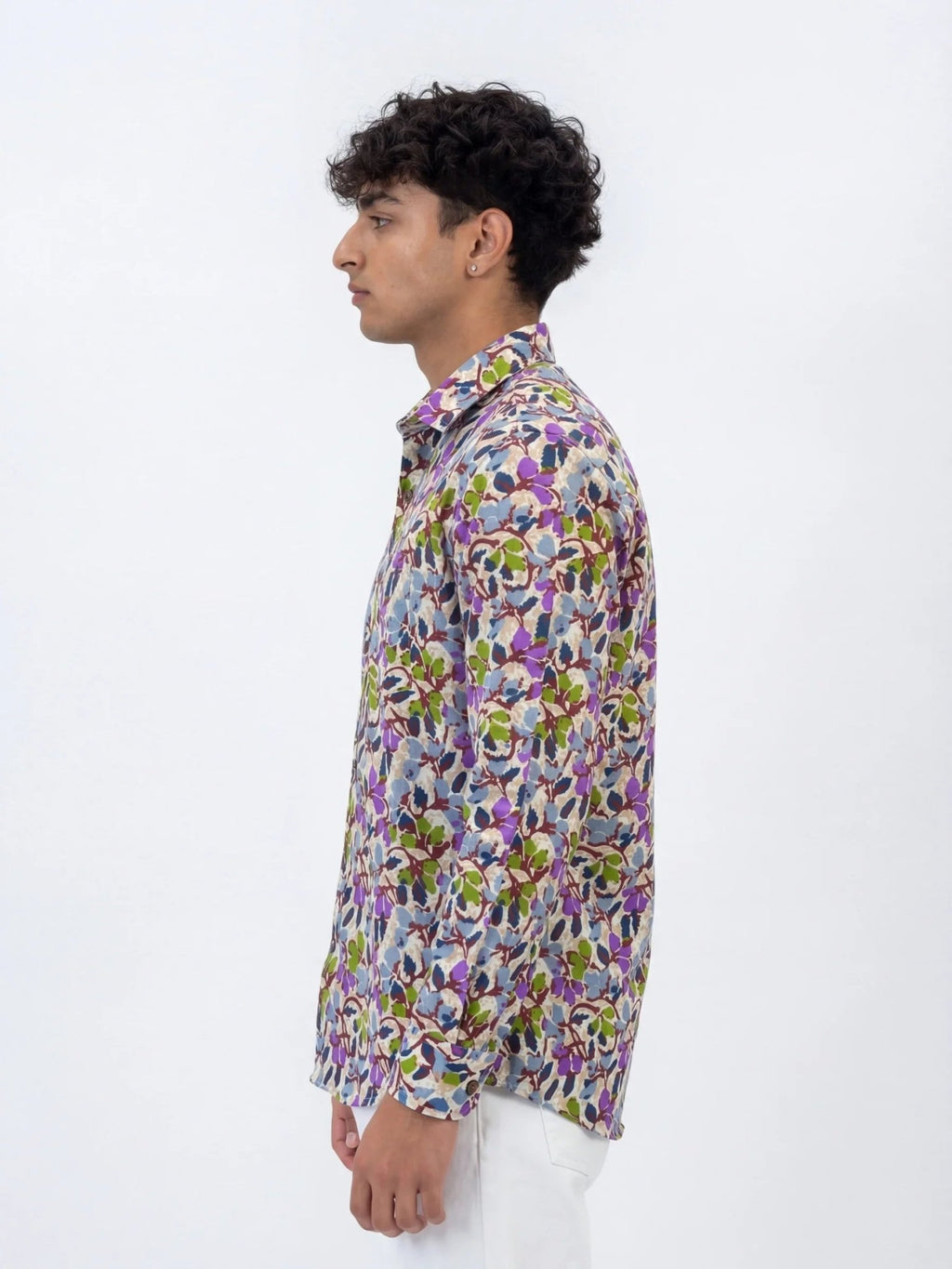 Floral Breeze - Pure Cotton Shirt - Jaipuri Crown