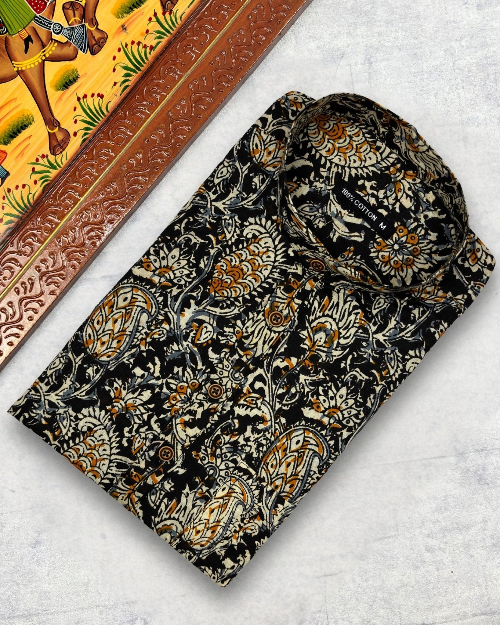 Floral Eclipse - Jaipuri Crown