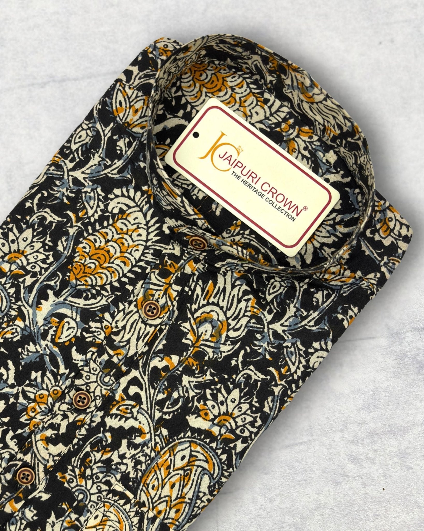 Floral Eclipse - Jaipuri Crown