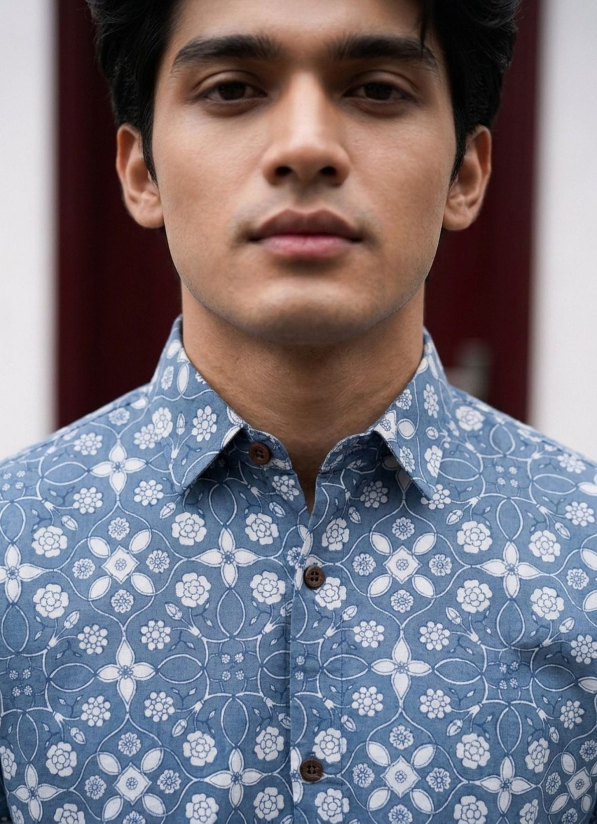 Floral Fusion – Full Sleeve Printed Cotton Shirt - Jaipuri Crown