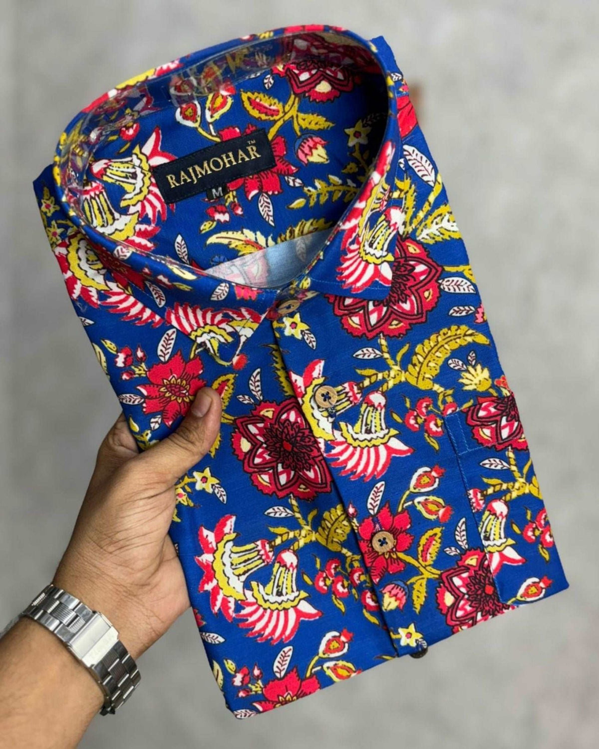 Floral Print Shirt - Jaipuri Crown