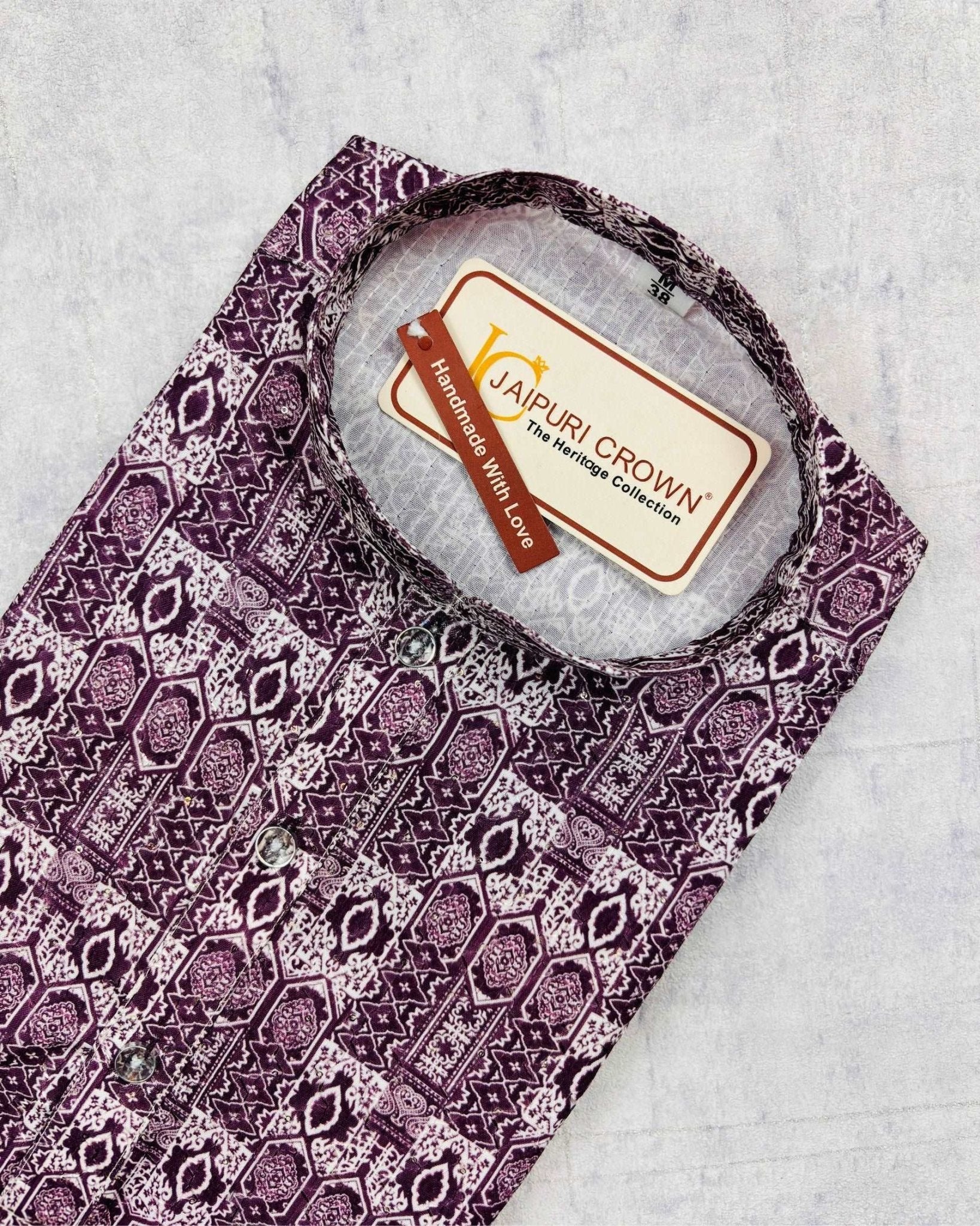 Freesia Printed Kurta - Jaipuri Crown