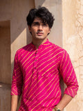 Funky Stripes – Printed Cotton Short Kurta - Jaipuri Crown