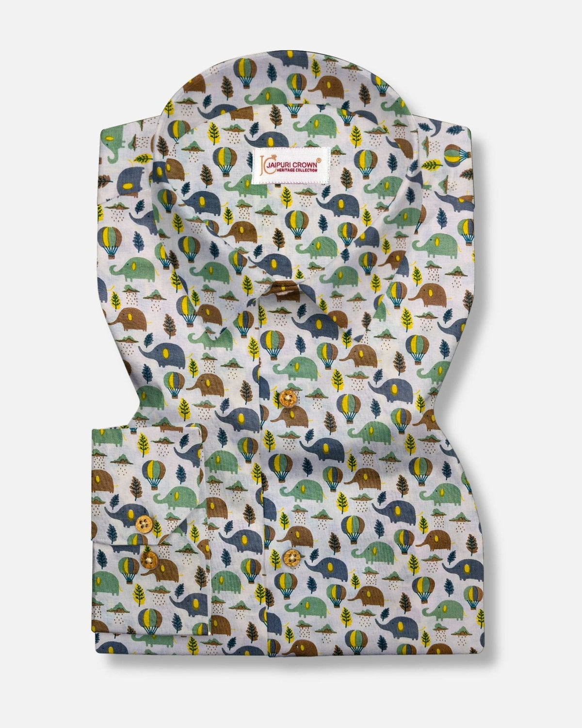 Graceful Giant Shirt - Pure Cotton Shirt - Pure Cotton Shirt - Jaipuri Crown